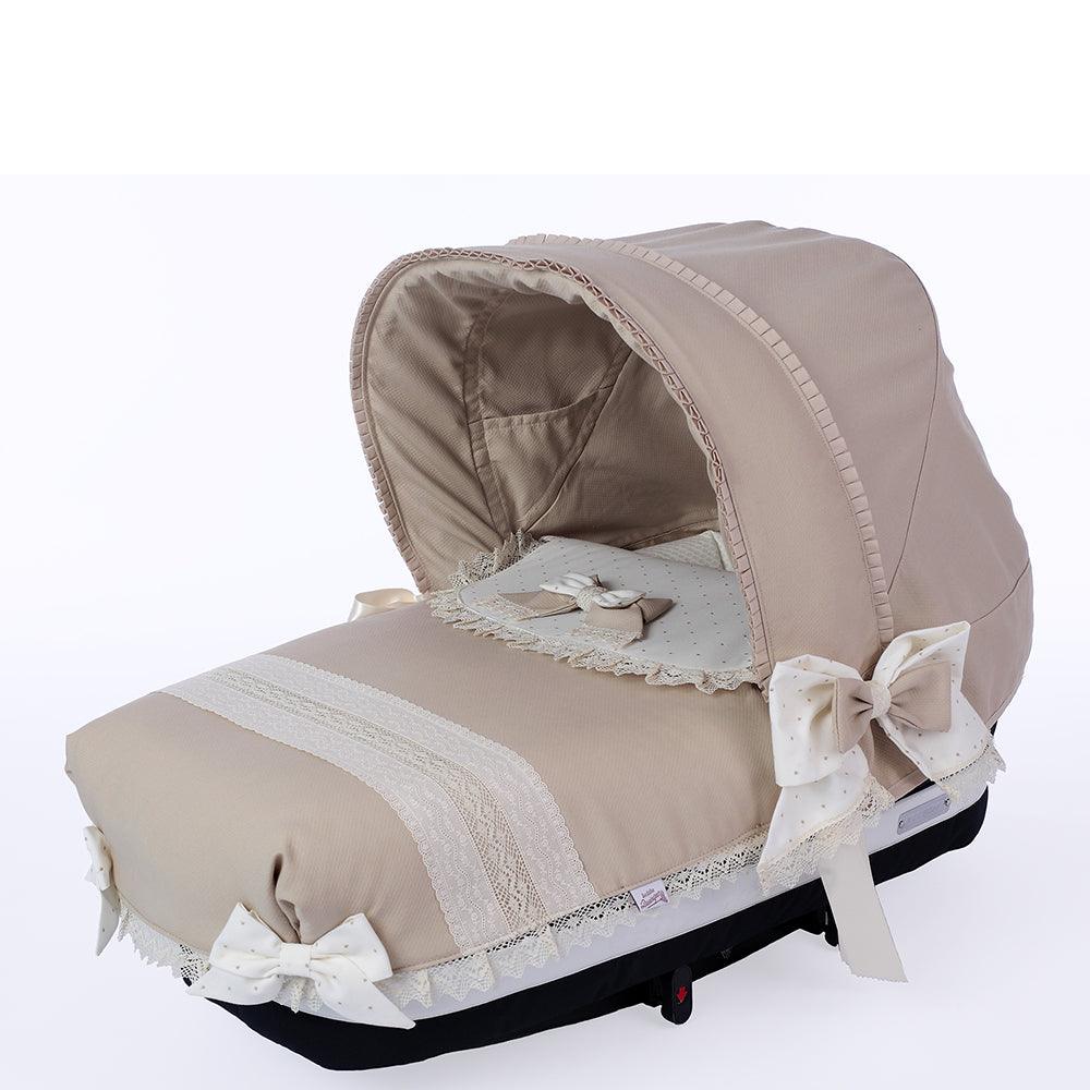 Colcha Capazo A Medida Carro Bebé 110 Puntillas Bebiti By Nanetes - Nanetes #